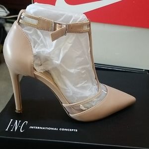 Inc. Nude blush heels like new